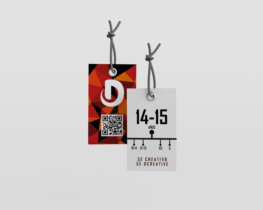 DCREATIVE Etiquetas ropa